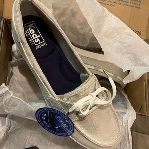 Keds glimmer linen (boat shoe)